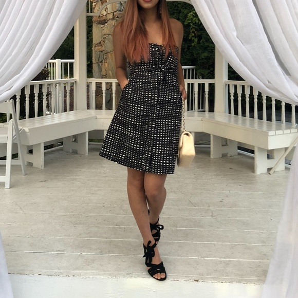 Theory Plaid Print Mini Dress - Picture 5 of 5